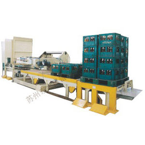 Low table palletizing machine (beer and beverage palletizing machine)