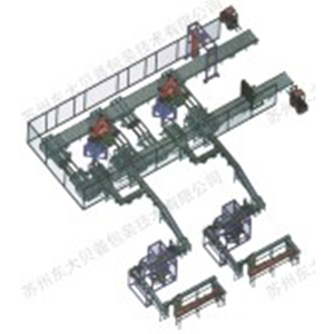 Automatic food packaging line