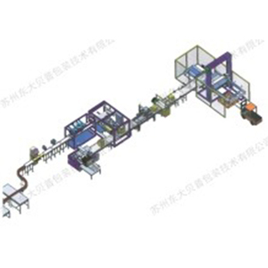 Automatic pharmaceutical packaging line