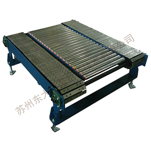 Chain plate roller combination conveyor