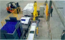 Feed stacking production line